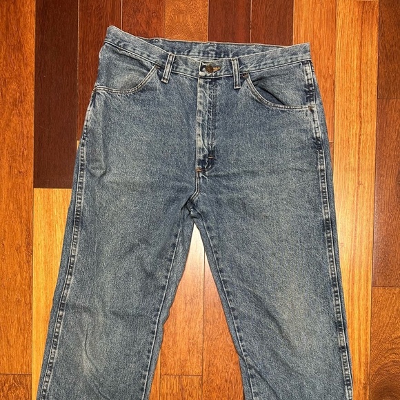 Rustler | Classic straight leg blue denim jeans size 34x32 - Picture 2 of 5